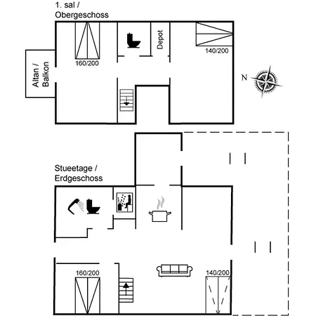 Skarthi - 300m From The Sea By Interhome 펜션 *